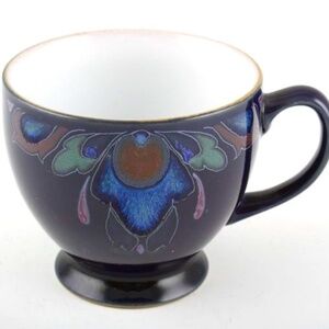 Set of 2 art nouveau Denby Cups (discontinued Baroque pattern)